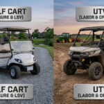 Golf cart vs UTV