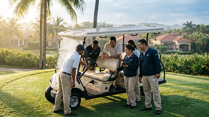 custom electric golf cart builders