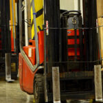 electric golf cart prepared for seasonal battery storage and off-duty inspection