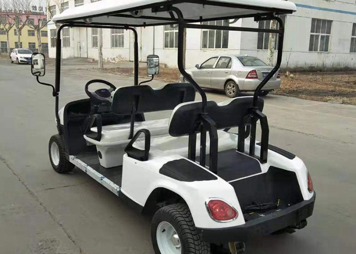 electric golf cart charging cable management and ventilation check