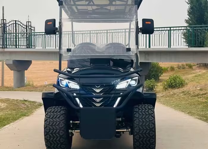 electric golf cart temporary driver training for guest route operation