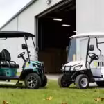 electric golf cart ride comfort review for passenger seating and route smoothness