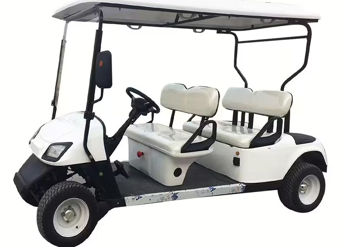 electric golf cart supplier sample review for seating layout and route fit