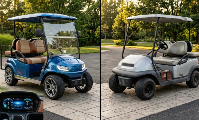 new-vs-used-golf-cart-buying-comparison electric golf cart